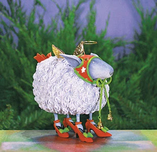 Patience Brewster New! LLS Blanche The White Sheep Ornament 3 Patience Brewster New! LLS Blanche The White Sheep Ornament