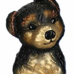 Old World Christmas Yorkie Puppy Ornament