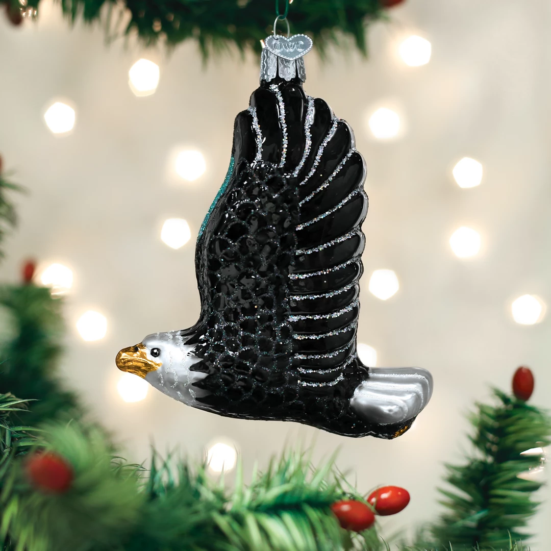 TheHolidayBarn.com Eagle In Flight Ornament 3 TheHolidayBarn.com Eagle In Flight Ornament