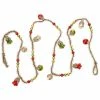 Raz New! Glass Bell & Tinsel Garland