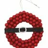 Bethany Lowe Retro Santa Belt Wreath Ornament