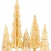 Cody Foster New! Amber Candy Glass Trees, Large