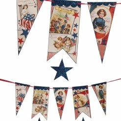 Bethany Lowe Americana Star Garland New!