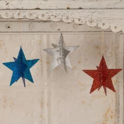 Bethany Lowe Americana Star Ornaments