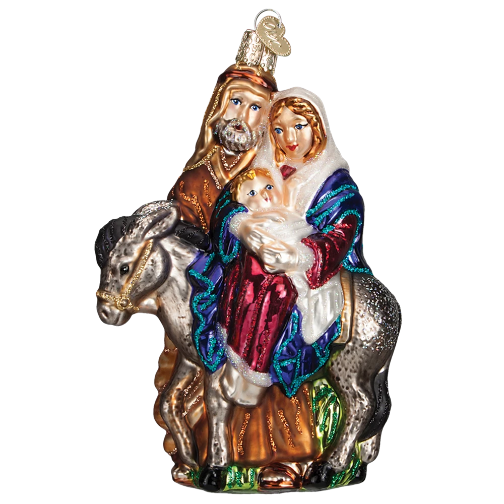 Old World Christmas Flight To Egypt Ornament 4 Old World Christmas Flight To Egypt Ornament