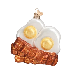 Old World Christmas Bacon And Eggs Ornament