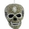 Katherine's Collection Beaded Skull Ornament New!