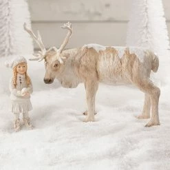 Bethany Lowe New! Snow Day Play With Caribou