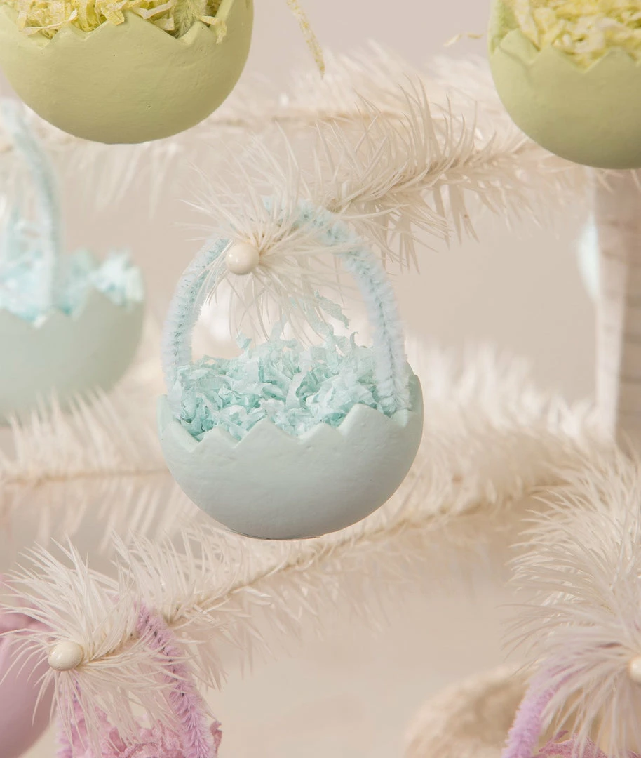 Bethany Lowe Blue Cracked Egg Ornament 3 Bethany Lowe Blue Cracked Egg Ornament