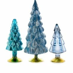 Cody Foster New! Blue Hue Glass Trees