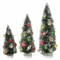 Raz Decorated Bottle Brush Trees New!
