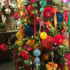 Winward Jim Marvin Ornaments Jim Marvin Lavender Bubblegum Glass Ornaments