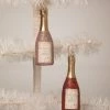 Bethany Lowe New! Bubble & Kisses Champagne Ornaments