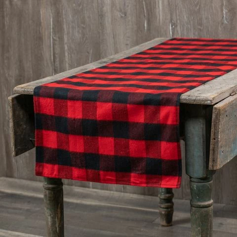 Ragon House Red & Black Buffalo Check Runner New! 4 Ragon House Red & Black Buffalo Check Runner New!