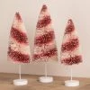 Bethany Lowe New! Candy Cane Swirl Bottle Brush Trees