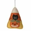 Bethany Lowe Candy Corn Kitty Applique Ornament 2 Bethany Lowe Candy Corn Kitty Applique Ornament