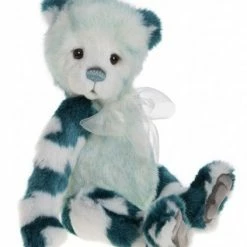 Charlie Bears Macaroon Teddy Bear, Turquoise Blue New!