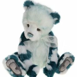Charlie Bears Macaroon Teddy Bear, Turquoise Blue New! 7 Charlie Bears Macaroon Teddy Bear, Turquoise Blue New!