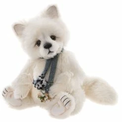 New! Charlie Bears Snow Shoe White Fox