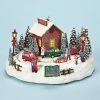 The Holiday Barn Christmas Tree Farm Music Box