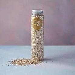 One Hundred 80 Degrees Chunky Gold Glitter New!