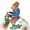 TheHolidayBarn.com Circus Monkey On Tricycle Wind-Up Tin Toy Reproduction Christmas 1 TheHolidayBarn.com Circus Monkey On Tricycle Wind-Up Tin Toy Reproduction Christmas