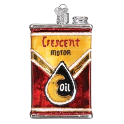 Old World Christmas Vintage Oil Can Ornament