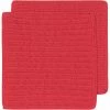 TheHolidayBarn.com Crocheted Dishcloths, Red