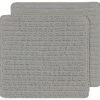 TheHolidayBarn.com Crocheted Dishcloths, Gray