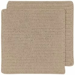 TheHolidayBarn.com New! Crocheted Dishcloths, Sandstone