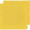 TheHolidayBarn.com New! Crocheted Dishcloths, Yellow