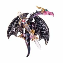TheHolidayBarn.com New! Dragon With Sword Ornament