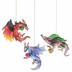 TheHolidayBarn.com New! Magical Dragon Ornaments