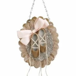 Demdaco Christmas Elegant Ballerina Shoes Ornament