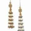 Katherine's Collection Faceted Bead Tassel Ornaments 2 Katherine's Collection Faceted Bead Tassel Ornaments