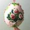 TheHolidayBarn.com New! Pink Flower Bouquet Egg Ornament