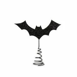Bethany Lowe Glittered Bat Tree Topper