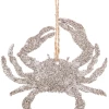 Midwest-CBK Glittered Crab Silhouette Ornament