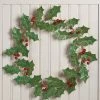 Bethany Lowe New! Glittered Tin Holly Wreath 2 Bethany Lowe New! Glittered Tin Holly Wreath