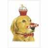 Mary Lake-Thompson Kitchen Golden Retriever Balancing Act Flour Sack Towel 2 Mary Lake-Thompson Kitchen Golden Retriever Balancing Act Flour Sack Towel
