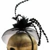 One Hundred 80 Degrees Halloween Delilah's Feather Fascinator