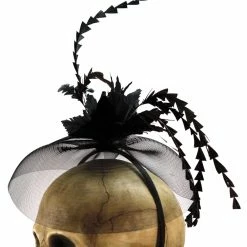 One Hundred 80 Degrees Halloween Delilah's Feather Fascinator
