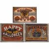 The Holiday Barn Happy Halloween Metal Signs