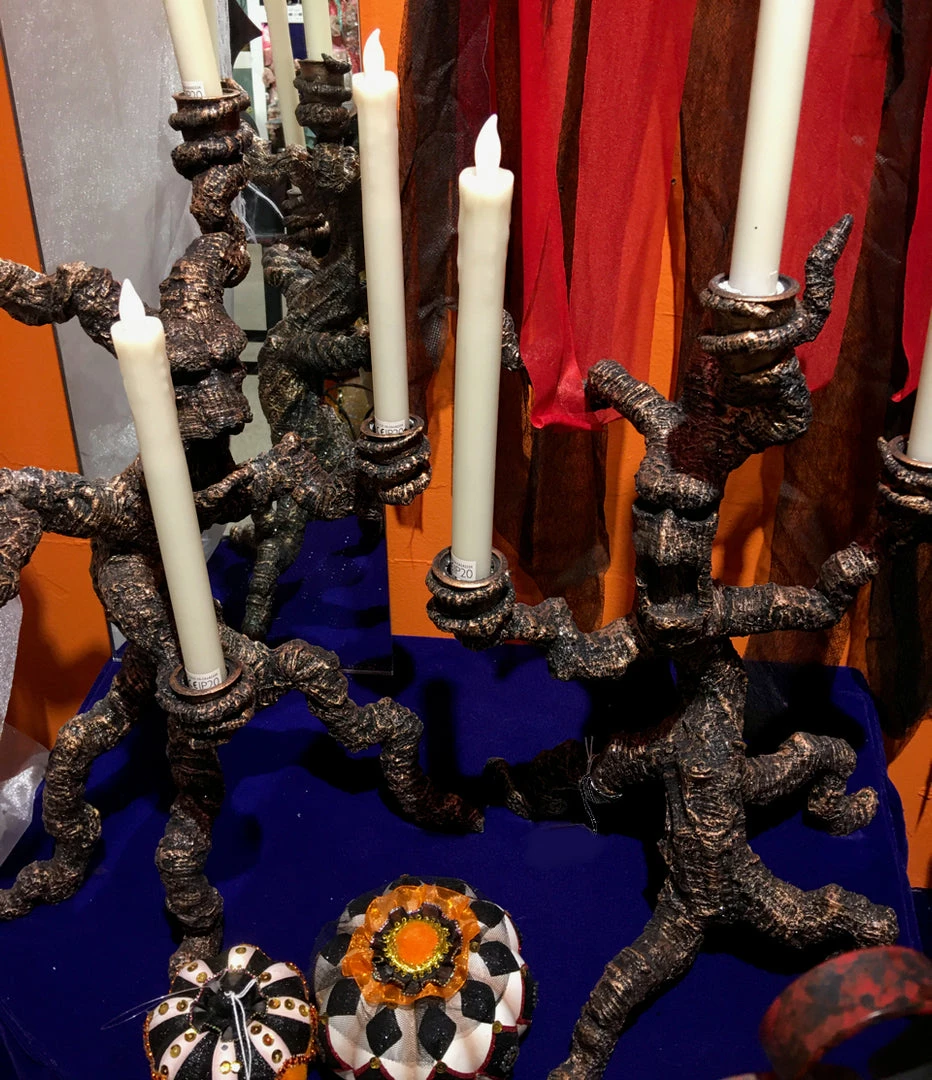 Mark Roberts New! Haunted Tree Candelabras 4 Mark Roberts New! Haunted Tree Candelabras
