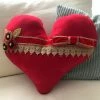 Demdaco New! Heart-Shaped Pillow