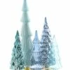 Cody Foster Heavenly Blue Candy Glass Trees, Large New!