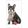 Mary Lake-Thompson Holiday Party Boston Terrier Flour Sack Towel 1 Mary Lake-Thompson Holiday Party Boston Terrier Flour Sack Towel