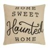 TheHolidayBarn.com Home Sweet Haunted Home Embroidered Pillow