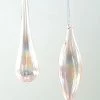 Katherine's Collection Iridescent Glass Drop & Finial Ornaments New!