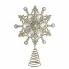 Kurt Adler Jeweled Snowflake Christmas Tree Topper